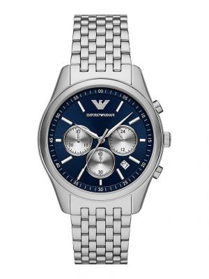 Srebrny zegarek Emporio Armani