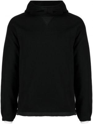 Flisas džemperis su gobtuvu Studio Tomboy juoda