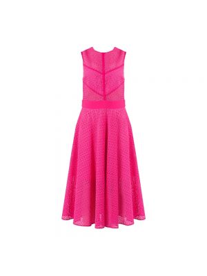 Sukienka midi Pinko różowa