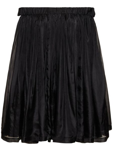 Rochie mini de mătase Rick Owens negru