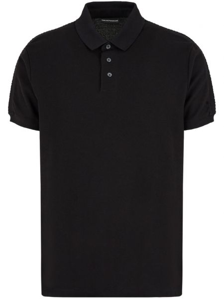 Polo yaka tişört Emporio Armani siyah