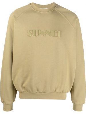 Sweatshirt mit stickerei mit rundem ausschnitt Sunnei