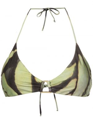 Bikini cu imprimeu abstract Lenny Niemeyer verde