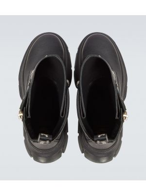 Iš natūralios odos auliniai batai Rick Owens juoda