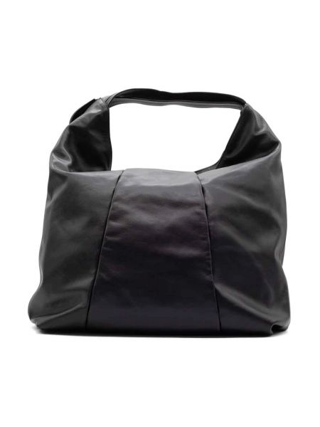 Shopper handtasche mit plisseefalten Vic Matié schwarz