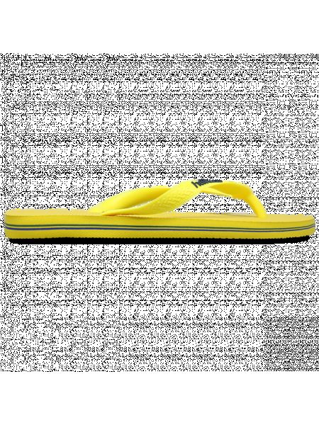 Sandales en cuir Havaianas jaune