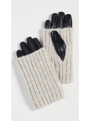 Черные перчатки Carolina Amato