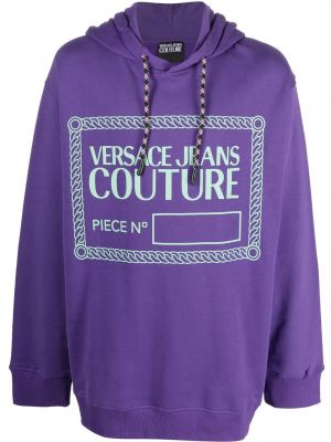 Hoodie Versace Jeans Couture lila