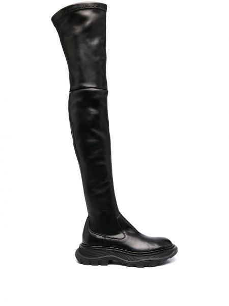 Botas altas Alexander Mcqueen negro