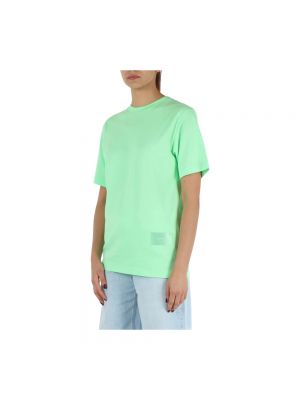 Camiseta de algodón Replay verde