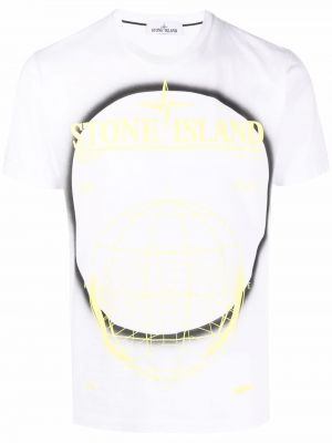 T-shirt Stone Island vit