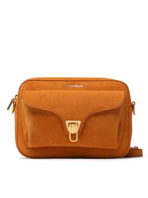 Чанта през рамо Coccinelle оранжево