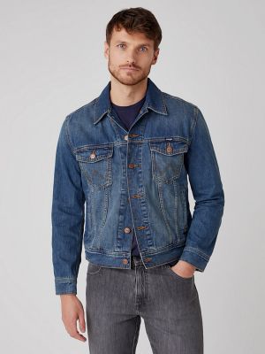 Синя джинсова куртка Wrangler
