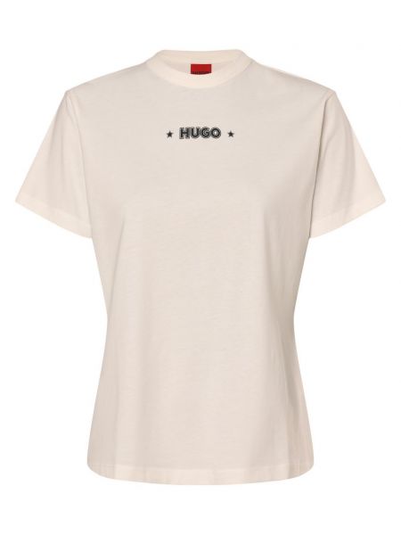 Koszulka bawełniana Hugo biała