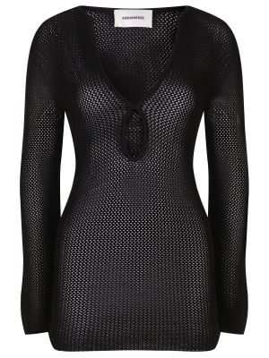 Платье-рубашка Sashaverse черное