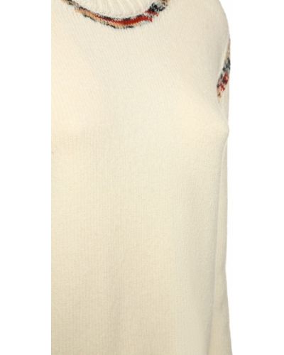 Vlnený sveter Missoni biela