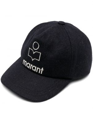 Brodert cap Isabel Marant blå