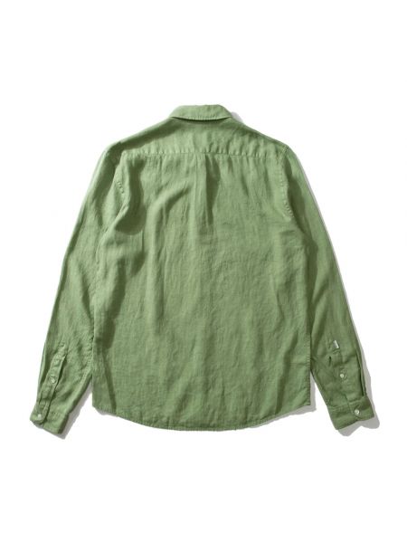 Camisa de lino Edmmond Studios verde
