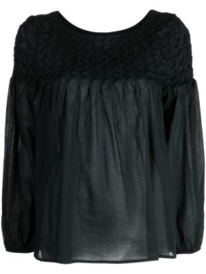 Прозрачна блуза Merlette черно