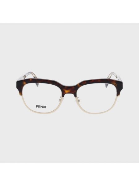 Okulary Fendi brązowe