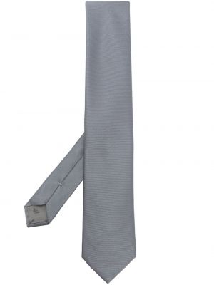 Hedvábná kravata Emporio Armani šedá