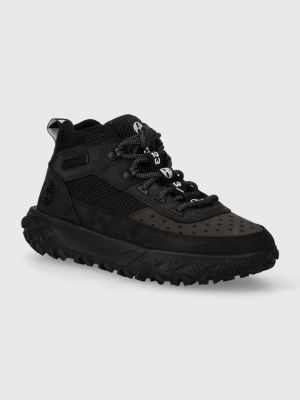 Czarne sneakersy skórzane Timberland
