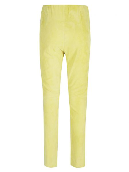 Pantaloni slim fit Via Masini 80 giallo