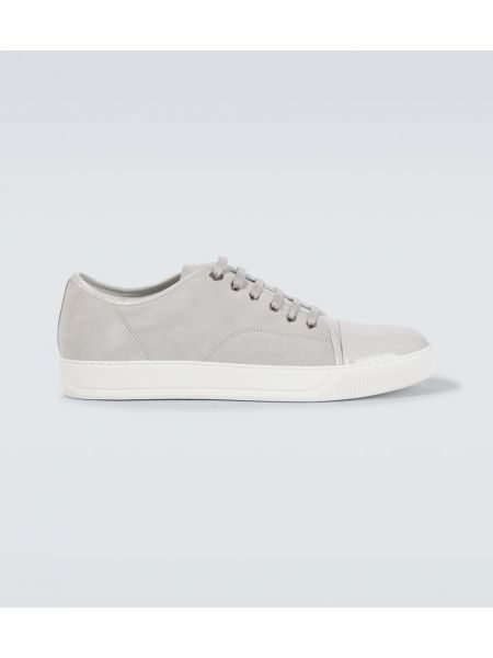 Deri süet sneaker Lanvin gri