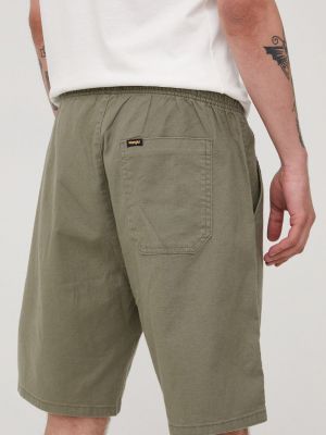 Pantaloni scurți de in Wrangler verde