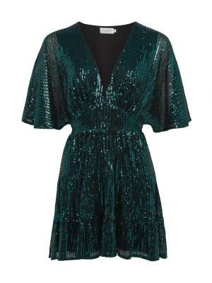 Κοκτέιλ φόρεμα Tussah πράσινο