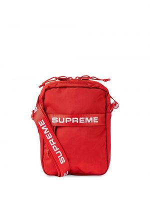 Чанта за ръка Supreme червено