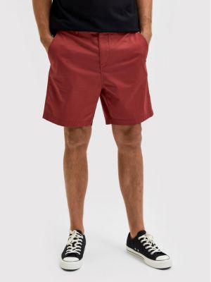 Pantaloncini Selected Homme rosso