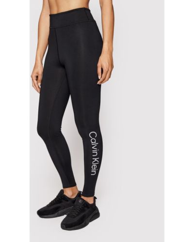 Calvin Klein Performance Leggings 00GWS2L608 Fekete Slim Fit