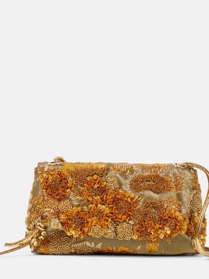 Жакардови чанта за ръка на цветя Dries Van Noten