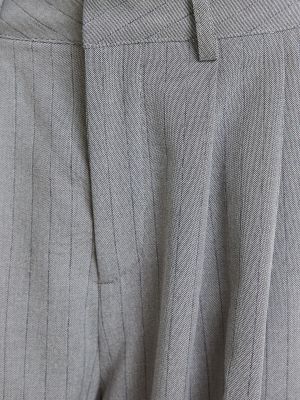 Pantaloni plissettati Bershka grigio