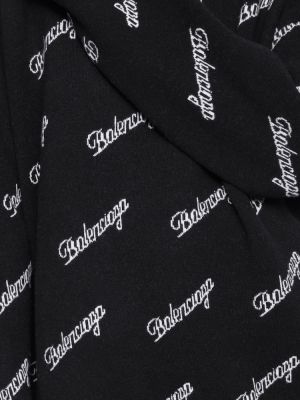 Вълнен пуловер Balenciaga черно