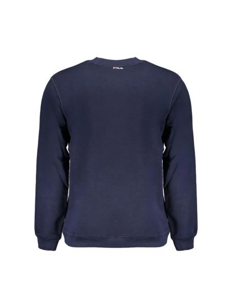 Klassischer sweatshirt mit rundhalsausschnitt Fila blau
