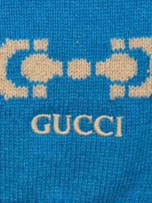 Cardigan en cachemire à imprimé Gucci