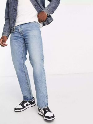 Прямые джинсы с потертостями Abercrombie & Fitch