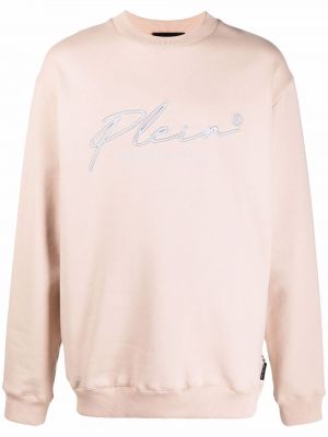 Haftowana bluza Philipp Plein różowa