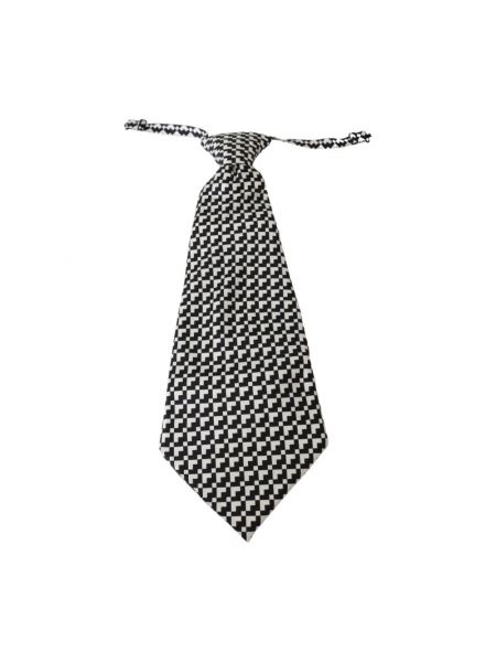 Czarny krawat Dolce And Gabbana