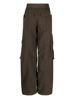 Nylonowe spodnie cargo áeron brązowe