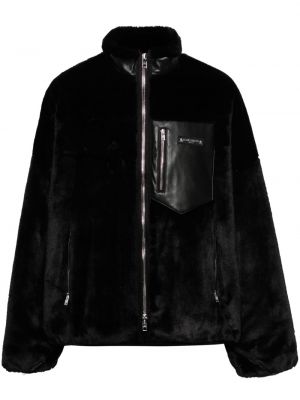 Dūnu jaka ar kažokādu Mastermind Japan melns