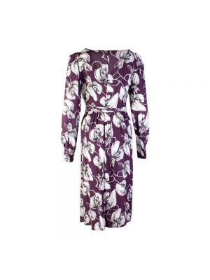 Mini vestido con estampado Lardini violeta