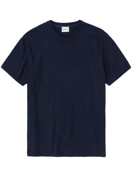 Bavlnené tričko Closed modrá