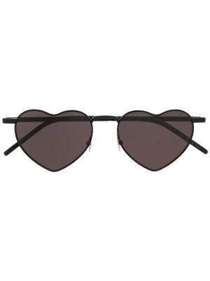 Sluneční brýle se srdcovým vzorem Saint Laurent Eyewear černé