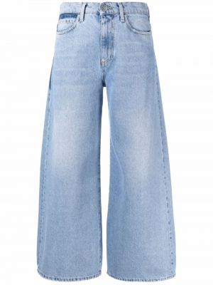 Jeans med hög midja Pinko blå