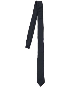 Svilena kravata Saint Laurent črna