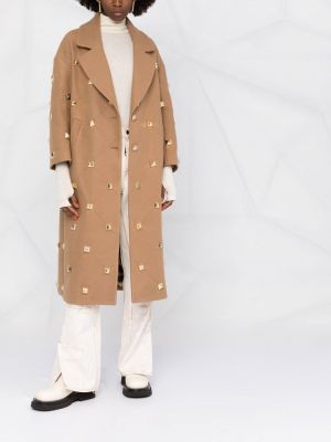 Kabát s knoflíky Philipp Plein zlatý