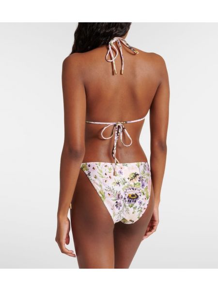 Bikini cu model floral Zimmermann
